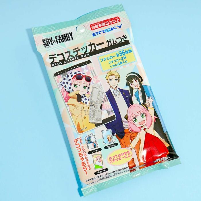 Tapes & Stickers |  Spy X Family Deco Sticker With Gum Stationery Tapes & Stickers