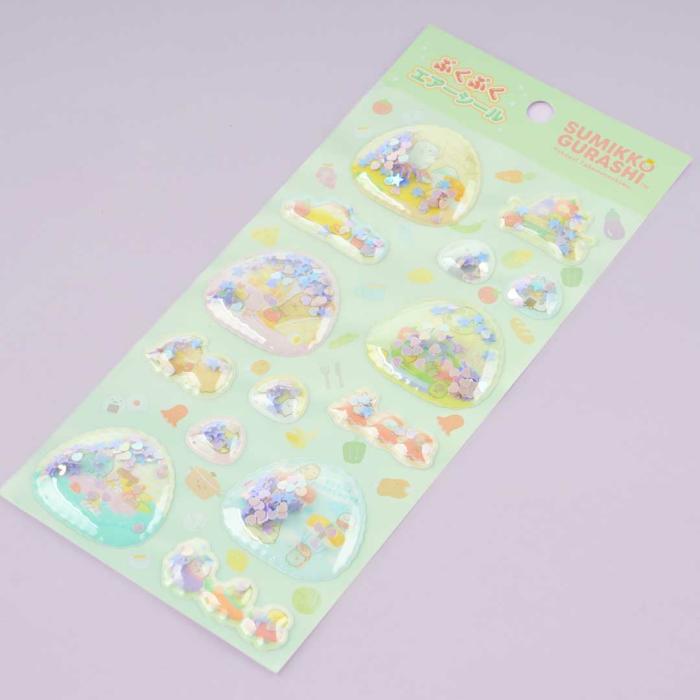 Tapes & Stickers |  Sumikko Gurashi Puku Puku Air Puffy Stickers – Food Kingdom Stationery Tapes & Stickers