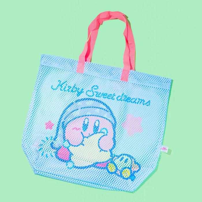 Tote Bags |  Kirby Dream Land Mesh Tote Bag Bags Tote Bags