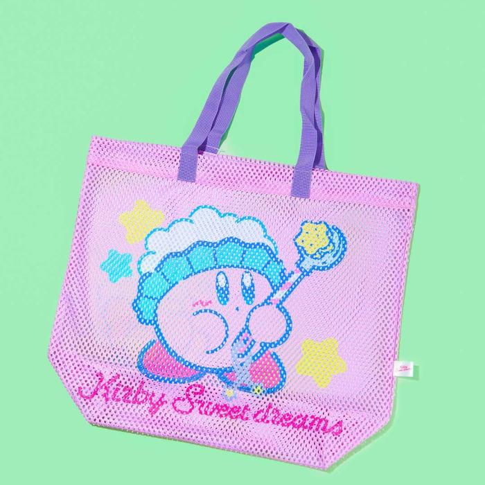 Tote Bags |  Kirby Sweet Dreams Mesh Tote Bag Bags Tote Bags