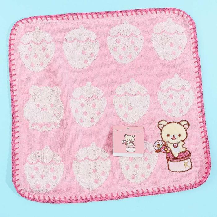 Travel |  Korilakkuma Full Of Strawberry Day Mini Towel Accessories Travel