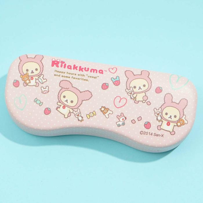 Travel |  Korilakkuma Happy Hours Eyeglass Case Accessories Travel