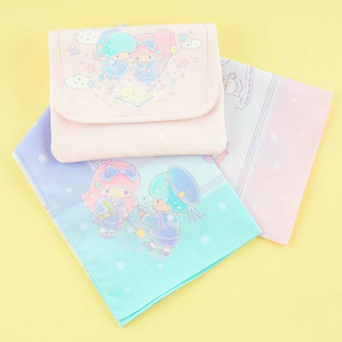 Travel |  Little Twin Stars Favorite Things Handkerchief & Pouch Set Accessories Travel