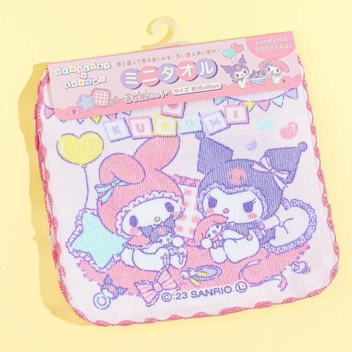 Travel |  My Melody & Kuromi Hand Towel Set Accessories Travel