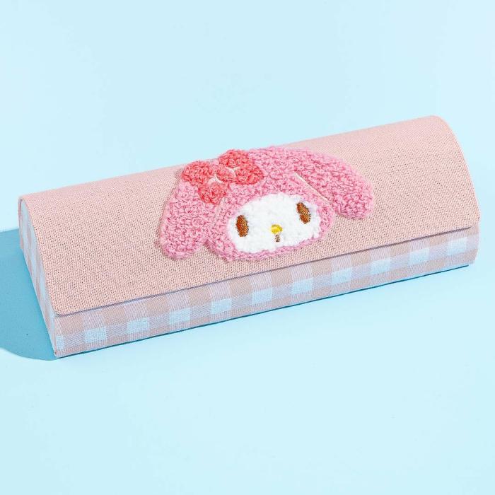 Travel |  My Melody Pink Gingham Eyeglass Case Accessories Travel