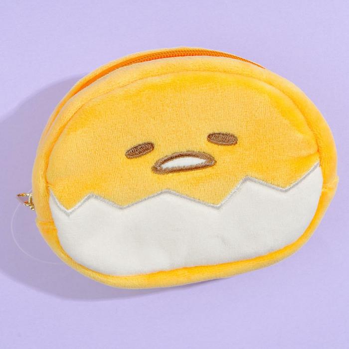 Wallets & Purses |  Gudetama Round Fluffy Coin Purse Accessories Wallets & Purses