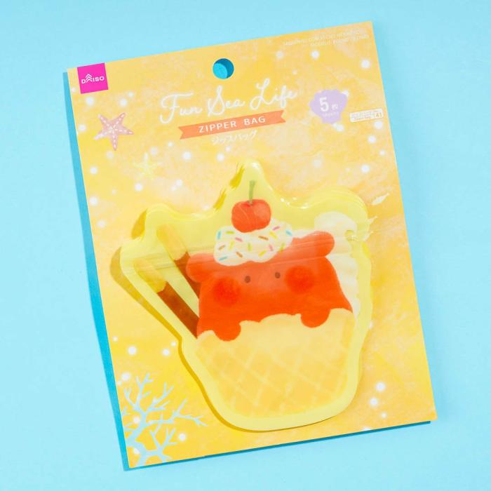 Kitchen |  Fun Sea Life Ice Cream Zip Bag Set Home Kitchen