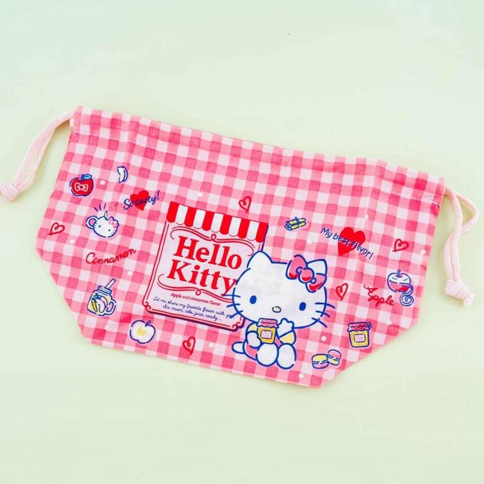 Bento & Lunch Boxes |  Hello Kitty Apple & Cinnamon Drawstring Lunch Bag Bento & Lunch Boxes Bento & Lunch Boxes