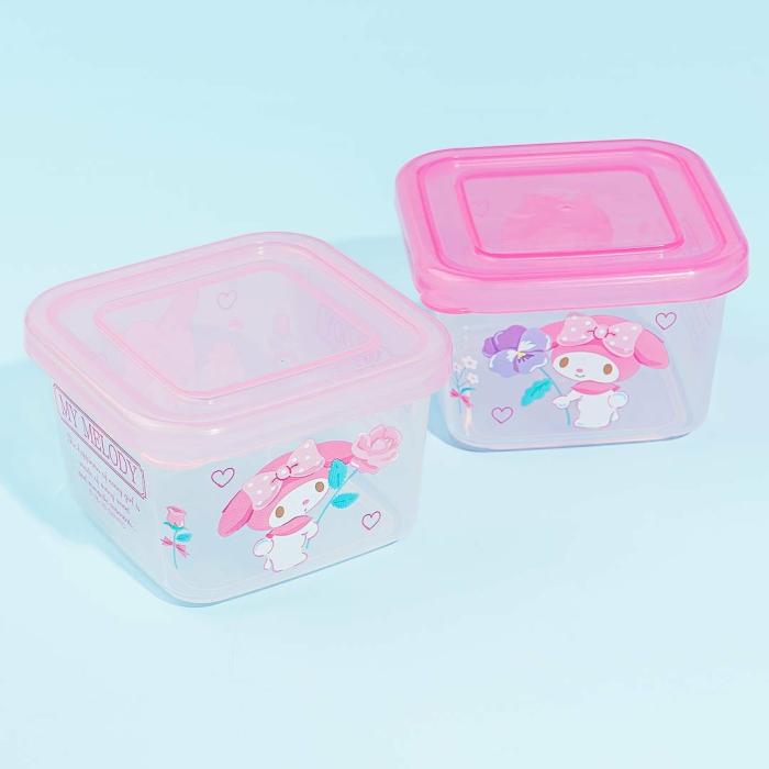 Bento & Lunch Boxes |  My Melody Flower Season Food Container Set Bento & Lunch Boxes Bento & Lunch Boxes