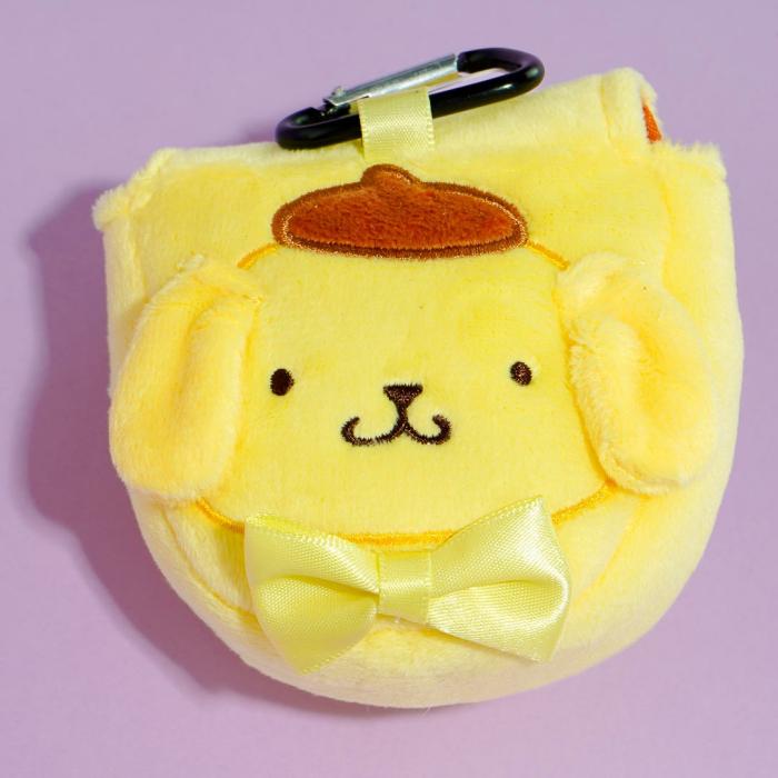 Pouches |  Pompompurin Clippable Plush Pouch Bags Pouches