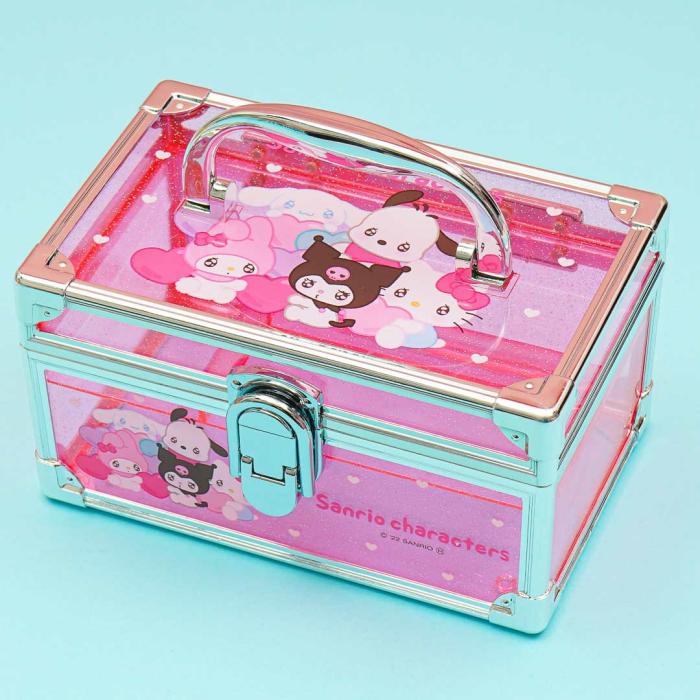 Makeup Bags |  Sanrio Characters Pink Love Clear Vanity Case Bags Makeup Bags